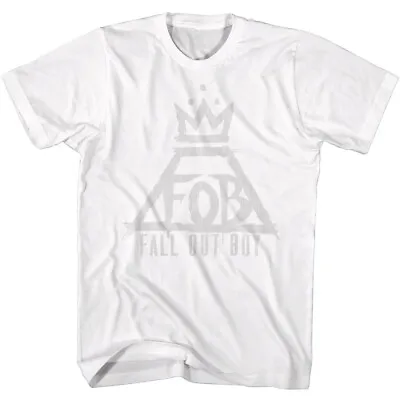 Buy Fall Out Boy Triangle Crown Logo Men's T Shirt Rock Band Tour Concert Merch • 49.86£