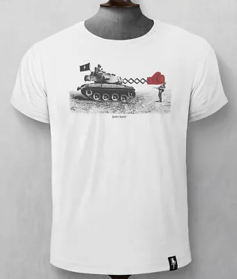 Buy Dirty Velvet - 100% Organic Cotton 'Tank Attack' Tshirt (XXL & 3XL) • 17.50£