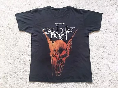 Buy CELTIC FROST Into The Pandemonium Vintage 90s/00s T Shirt Black LP L Metal Tour • 195£