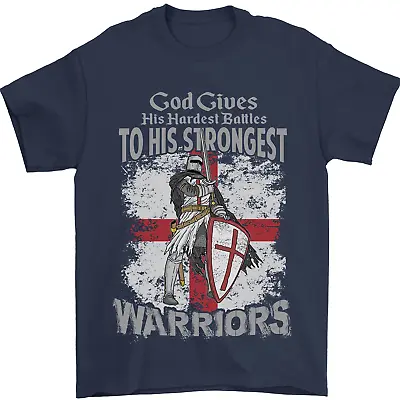 Buy St Georges Day Knights Templar Warriors Mens T-Shirt 100% Cotton • 10.49£