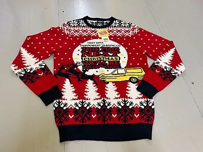 Buy F&F Only Fools And Horses Men’s Red Christmas Jumper Size Small (NEW) Free P+P • 27.99£