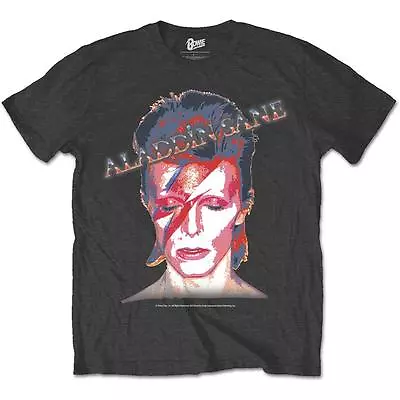 Buy Official Licensed - David Bowie - Aladdin Sane T Shirt Rock Ziggy Glam • 18.99£