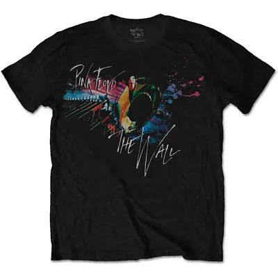 Buy PINK FLOYD -  Unisex T- Shirt - The Wall Head Banga - Black  Cotton  • 16.99£