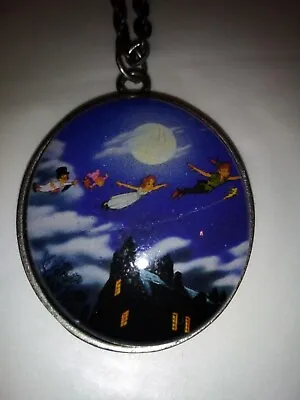 Buy Disney Peter Pan Necklace Pendant Quote Second Star To The Right.. Some Scratch  • 22.16£
