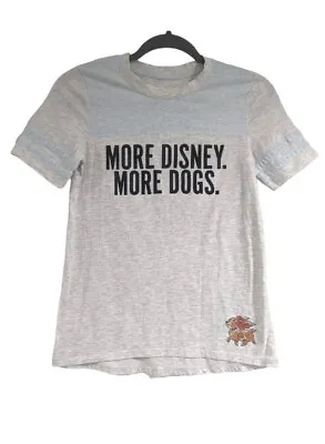 Buy Disney Parks  More Disney More Dogs  T-Shirt Woman's Sz XS Lady & The Tramp Top • 12.28£