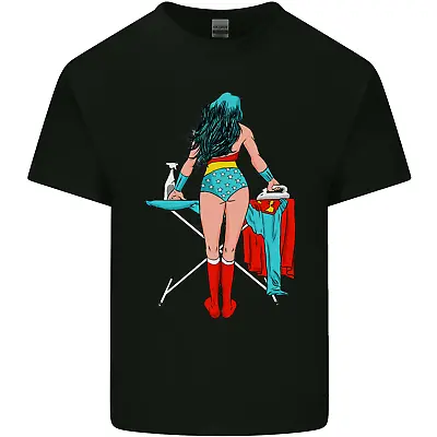 Buy Ironing Superhero Funny Mens Cotton T-Shirt Tee Top • 8.75£