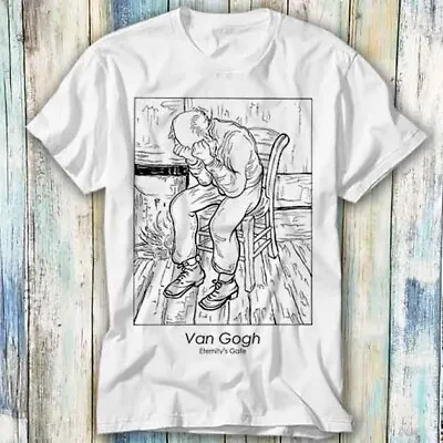 Buy Van Gogh Eternitys Gate One Line Abstract T Shirt Meme Gift Top Tee Unisex 1378 • 6.35£