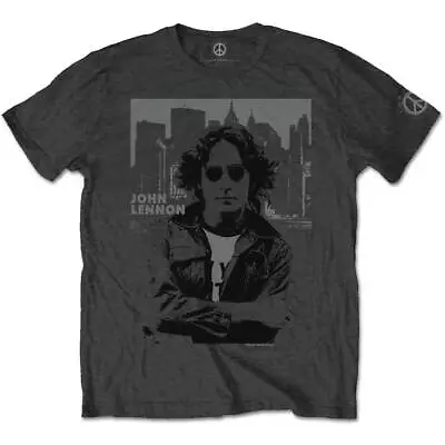 Buy John Lennon Manhattan Pose The Beatles Official Tee T-Shirt Mens • 17.13£