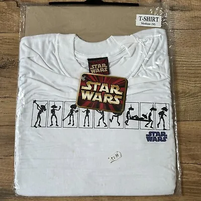 Buy Vintage Star Wars Droids Movie Graphic T-Shirt Size M • 20£