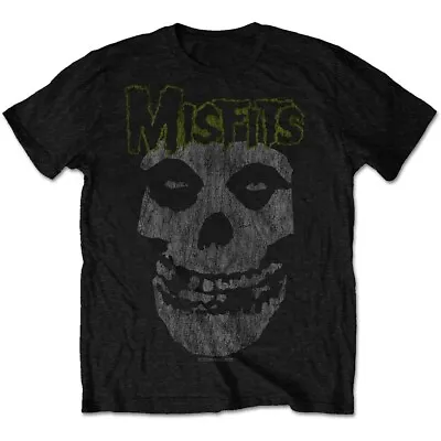 Buy The Misfits Official Mens Black Vintage Classic Short Sleeve T-Shirt Punk Horror • 13.95£