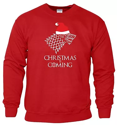 Buy Game Of Thrones Christmas Jumper Xmas Is Coming GOT Stark Gift Men Sweatshirt • 17.99£