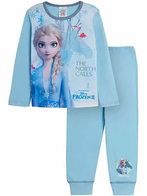 Buy Girls Official Disney Frozen 2 Pyjamas 18 Months  2 3 4  5  6 7 8 9 10 Years • 3.99£