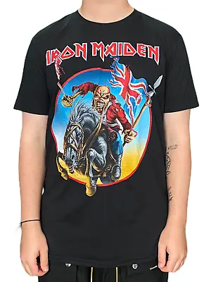 Buy Iron Maiden Euro Tour Unisex Official T Shirt Various Sizes Back Print NEW • 12.79£