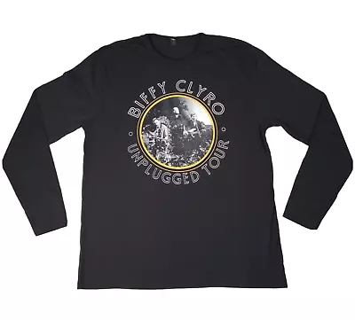 Buy Biffy Clyro T-Shirt MTV Unplugged 2018 Tour Long Sleeve XL Black Rock Band Tee • 17.99£