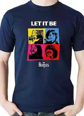 Buy The Beatles Classic Let It Be Colourful T-Shirt - Size 2XL - BNWOT - RRP £15 • 9£