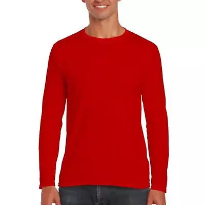 Buy Unisex Mens Long Sleeve T-Shirts 100% Cotton Plain Full Tee Shirt 160gsm Lot • 21.06£
