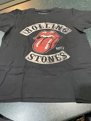 Buy Rolling Stones Official 1978 Tour Tongue Black New T-Shirt Chest Size 38 Inches • 0.99£