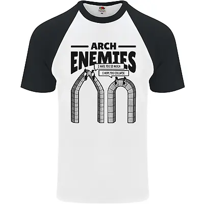 Buy Arch Enemies Funny Architect Builder Mens S/S Baseball T-Shirt • 9.99£