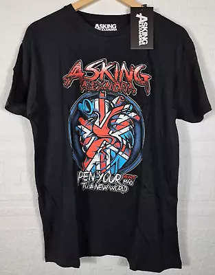 Buy Official Asking Alexandria Heart Attack Band T Shirt Size L • 14.99£