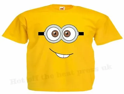 Buy Minion T Shirt 2-13 Years Unisex Multi Listing Yellow Top Fotl Fun  • 8.49£