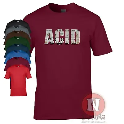 Buy ACID TB303 T-shirt House Music Teeshirt Club Old School DJ Rave Bassline  • 13.99£