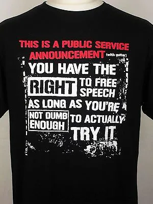 Buy The Clash Inspired T-Shirt Know Your Rights Free Speech Political Punk • 14.79£