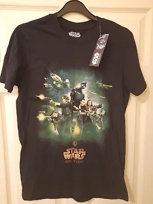 Buy Star Wars Rogue One T Shirt Mens Medium New With Tags • 8£