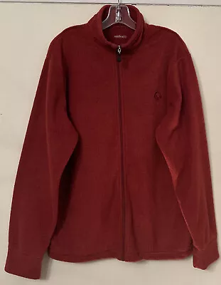 Buy Hawkshead Fleece Jacket Size Medium Red Full Zip Logo Pockets  • 12.60£