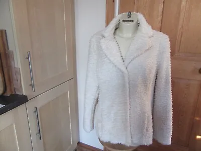 Buy Ladies Marks & Spencer Per Una Speziale Faux Fur Jacket Size 10/12 • 20£