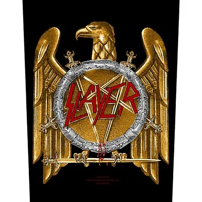 Buy SLAYER BACK PATCH: GOLDEN EAGLE: Soundtrack To The Apocalypse Official Lic Merch • 8.95£
