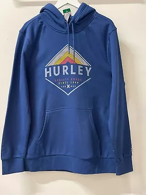 Buy HURLEY Mens Cotton Blend Pullover Hooded Hoodies With Front Pocket Sizes M-2XL • 27.99£