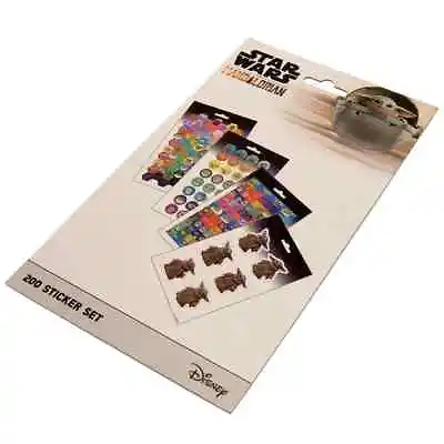 Buy Star Wars Mandalorian Yoda Child 200 Sticker Set Pack New 100% Official Merch • 2.99£