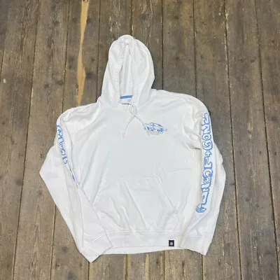Buy Adidas X Gonz Hoodie Mens Y2K Trefoil Skateboading Sweatshirt White, Medium • 25£