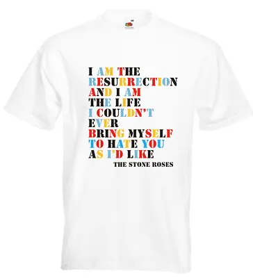 Buy Stone Roses I Am The Resurrection T Shirt Ian Brown Madchester • 13.95£