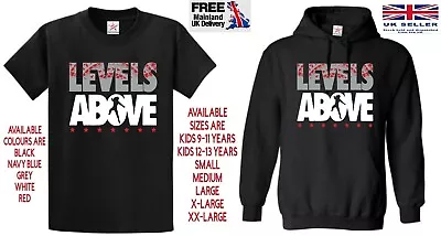 Buy Unofficial Roman Reigns Levels Above Adult/Kids Hoodie And T Shirt WWE AEW • 23£
