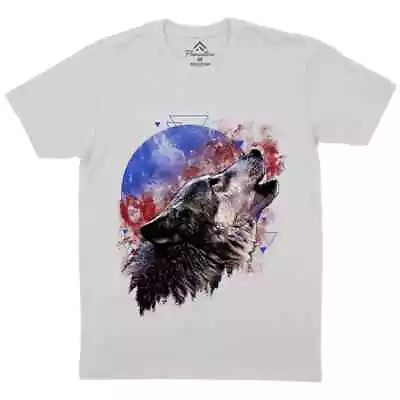 Buy Wolf Howl Mens T-Shirt Animals Hunter Grey Wild Dog Jackal Moon Alpha E095 • 10.99£