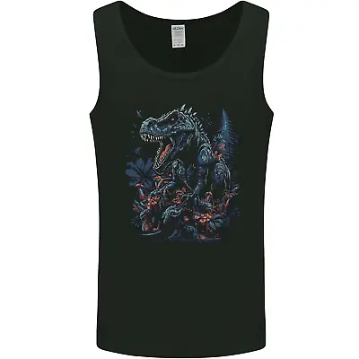 Buy A T-Rex Dinosaur In A Prehistoric Forest Mens Vest Tank Top • 10.99£