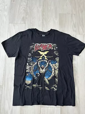 Buy SLAYER BAND T-shirt 90s Style Metal Official XL Vintage Live Intrusion Retro Old • 29.99£