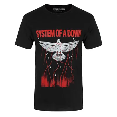 Buy System Of A Down T-Shirt Dove Overcome Official Band Black New • 14.95£