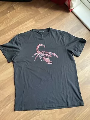 Buy Mens Luciano Fashion Scorpion Print T-Shirt, Size XL • 19.99£