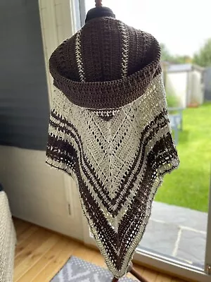 Buy Crochet  Hooded Shawl • 40£