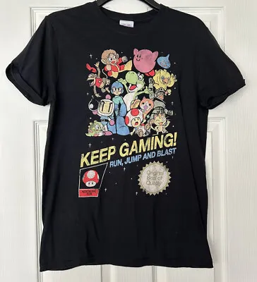 Buy Men’s  Keep Gaming T-Shirt Truffle Shuffle Size Medium Retro Games Mega Man • 14.99£