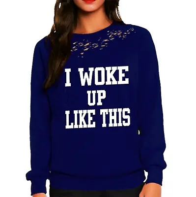 Buy I Woke Up Like This Heavy Weight Sweatshirt Feyonce Engaged Top T-shirt Tee  • 15.95£