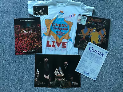 Buy Queen - A Kind Of Magic - 1986 UK Tour - T-Shirt, Ticket Stub, Album JOB LOT • 195£