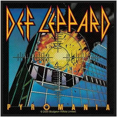 Buy DEF LEPPARD Iron-On Woven Patch: PYROMANIA: Album Official Licenced Merch Gift • 3.95£