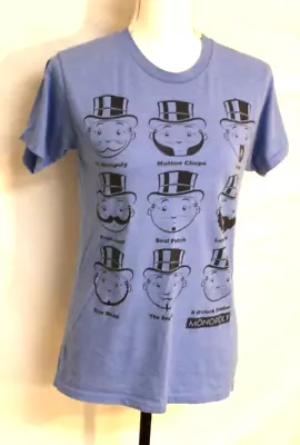 Buy MONOPOLY T-Shirt Woman Small The Many Mustaches Of Uncle Penn Classic Board Game • 0.78£