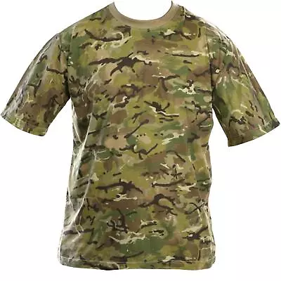 Buy UK Mens Tactical Army Military Plain Camouflage Crew Neck T Shirt Combat  • 7.99£