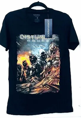 Buy  Disturbed Tshirt Band Tee Music Memorabilia Blackout Merch Double Sided Prints  • 6.99£