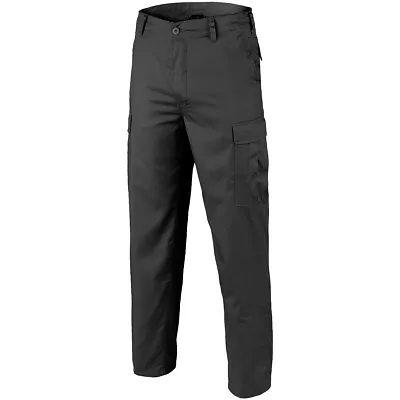 Buy Brandit US Ranger Patrol Combats Guard Security Police Trousers Mens Pants Black • 30.95£