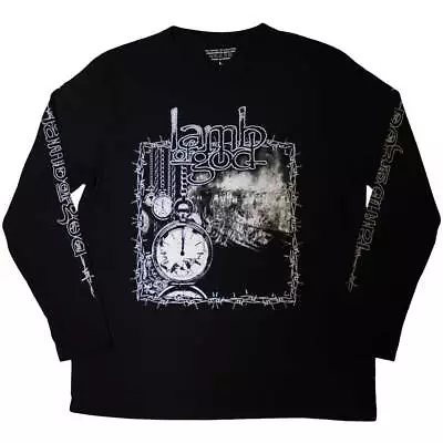 Buy Lamb Of God - Unisex - T-Shirts - Medium - Long Sleeves - Barbed Wire - K500z • 21.79£
